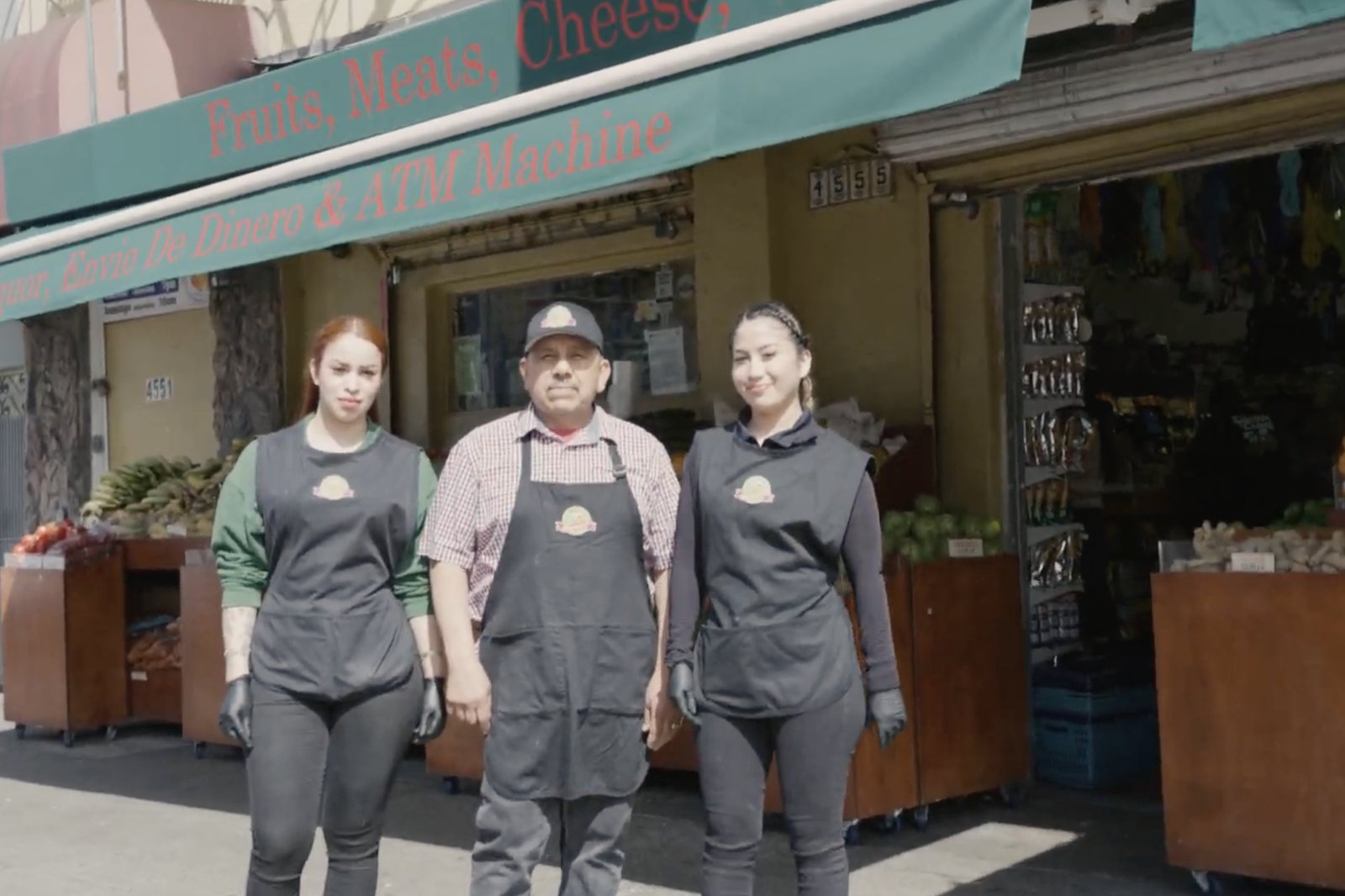 The crew outside their store on Mission Street.